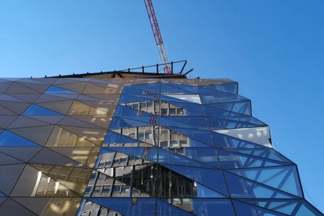 Le gros œuvre est fini. Les Galeries Lafayette peuvent lancer les travaux d’aménagement intérieur. (Photo: Codic)