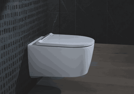 Geberit définit des nouvelles normes de WC. Photo : GEBERIT