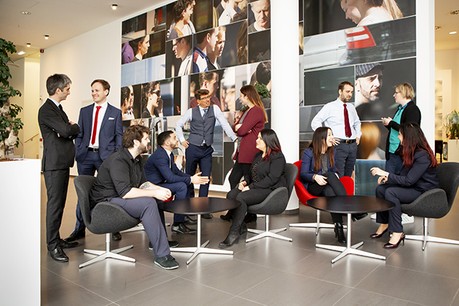 L’équipe d’AXA Wealth Management. (Photo: Maison Moderne)