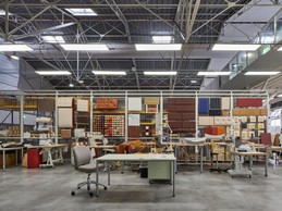 Dans l’atelier, le cuir est travaillé sous de multiples formes. ((Photo: Eric Chenal))