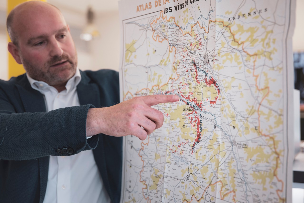 Sébastien Rouillaux, incollable sur les terroirs champenois. (Photo: Patricia Pitsch / Maison Moderne)