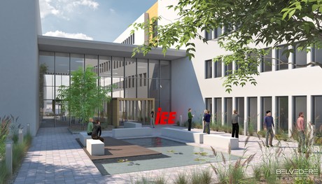 Goodyear arrivera dans deux ans. Mais IEE a commencé à prendre possession de l’Automotive Campus à Bissen. (Photo: Ministère de l’Économie)