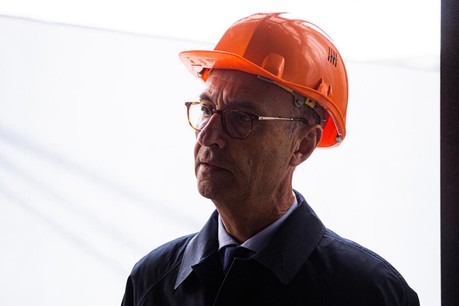 Michel Wurth tient beaucoup à la reconversion des friches de Belval, mariant l’histoire et l’avenir du pays, et transformant un site industriel délaissé en monument. (Photo: Edouard Olszewski)