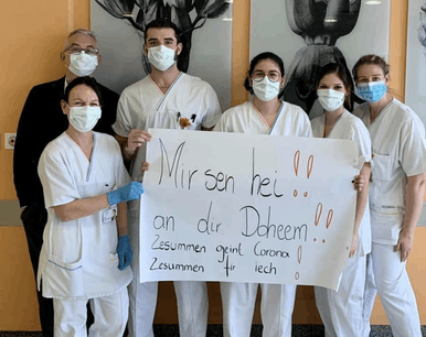Le personnel des hôpitaux appuie un juste message sur les réseaux sociaux. (Photo: Centre hospitalier du nord/Facebook)