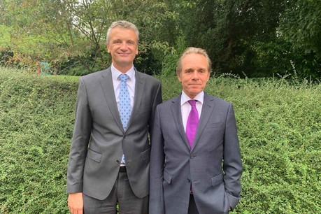 Alain Grosjean, secrétaire général de l’UIA, et François Prum, président du 63e congrès, s’affairent depuis plus de 18 mois. (Photo: Paperjam)