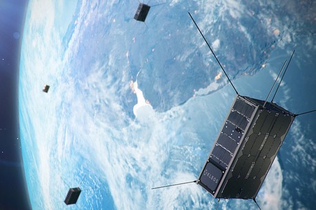 Les quatre premiers nanosatellites de Kleos ont été acheminés en vue de leur lancement au premier trimestre. (Photo: Kleos)
