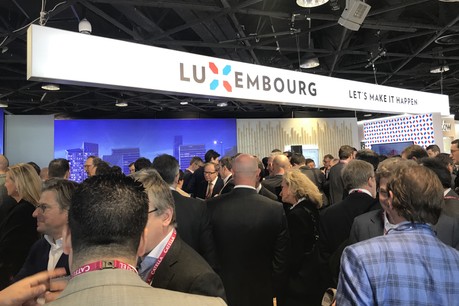 Heure de grande affluence sur le stand du Luxembourg au Mipim 2019. (Photo: DR)