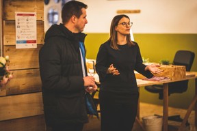 Mathias Guittet (Bureau Center) et Emilie Bertoni (Maison Moderne) ((Photo: Arthur Ranzy))