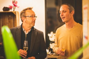 Michel Baltus (MIXvoip) et Antoine Berghen (Paladium) ((Photo: Arthur Ranzy))
