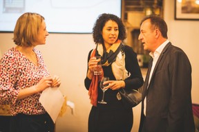 Sara Puttemans, Chris Peeters (Melia Luxembourg) et Pascal Dorban (Talk Finance) ((Photo: Arthur Ranzy))
