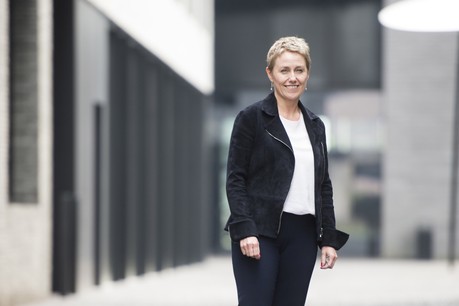 Regarder vers l’avenir – Pour Sasha Baillie, CEO de Luxinnovation, la célébration des 35 ans de l’agence est l’occasion de montrer où l’économie va aller. (Photo: Anthony Dehez/Archives)
