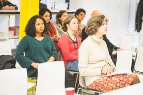 Stella Randrianasolo, Morgane Pernot (Maison Moderne) et Cécile Schauer (Aimer travailler) ((Photo: Arthur Ranzy))
