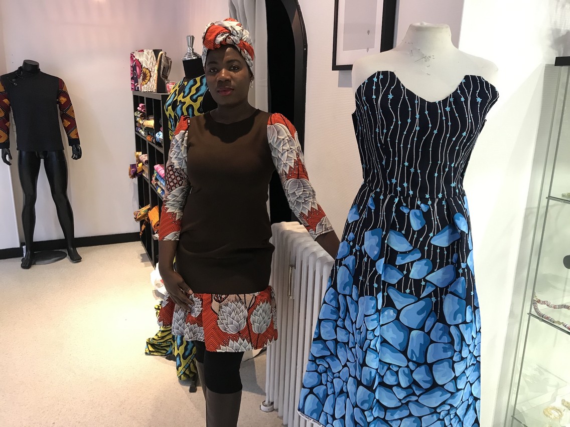 Élodie Dja s’inspire de la mode européenne pour ses propres collections. (Photo: DR)