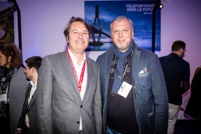 Laurent Goffin (Maison Moderne) et Pietro Marchione (Groupe Marchione) ((Photo: Jan Hanrion/Maison Moderne))