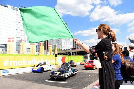 L’équipage grand-ducal a pris part au 33e Shell Eco-Marathon, au Queen Elizabeth Olympic Park à Londres. (Photo: Shell)