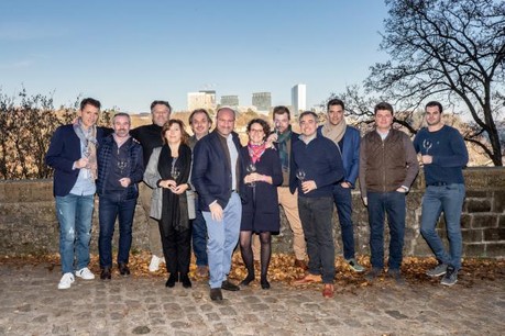 Laurent Champs, Rodolphe Péters, Frédéric Savart, Agnès et Jérôme Prévost, Sébastien et Agnès Rouillaux, Jean-Marc Sélèque, Raphaël Bérêche, Antoine Paillard, Emmanuel Fourny et Adrien Dhondt. (Photo: Craft et Compagnie)