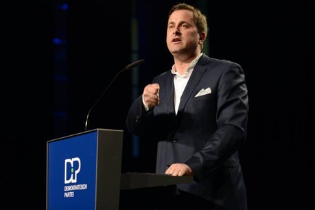 Xavier Bettel endosse la casquette de président de parti dans le contexte de la campagne référendaire. Il s'était alors clairement engagé en faveur du «oui». (Photo: paperJam / Archives)
