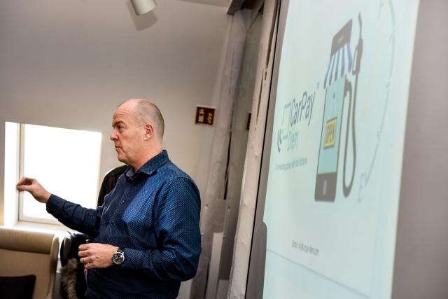Frédéric Stiernon, fondateur et CEO de CarPay-Diem: «Nous touchons maintenant les constructeurs automobiles, alors que des grands groupes pétroliers, ainsi que des développeurs d’applications sont en train de tester notre système.» (Photo: Nader Ghavami / archives)