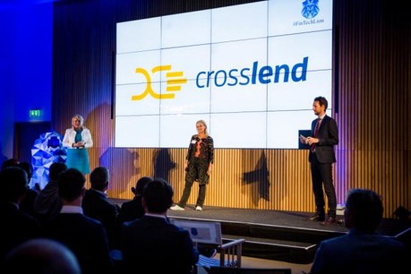 Créée en 2014 à Berlin, Crosslend a développé une plateforme qui vise à mettre en relation les banques et les établissements de crédit avec les investisseurs (ici lors des Fintech Awards en 2016). (Photo: Maison moderne / archives)
