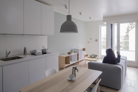 Dans le quartier du Limpertsberg à Luxembourg-ville, cet appartement a été aménagé par EL’LE en vue d’un investissement locatif. (Photos: Éric Chenal)