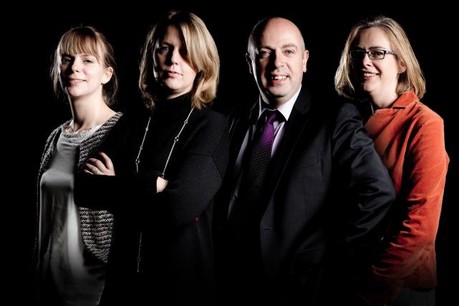 Valérie Dumoulin (Deloitte Belgique), Danny Manso (Enovos International), Luc Welter (Post Luxembourg) et Dana van der Zee (ING Luxembourg) ont partagé leurs points de vue. (Photo: Maison Moderne Studio)