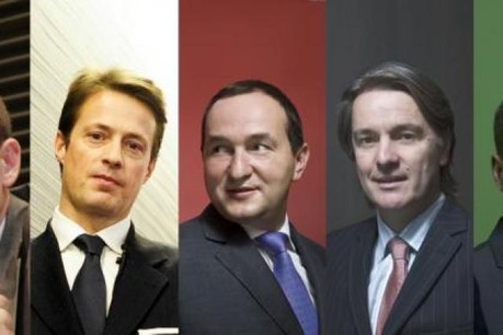 Marc Baertz, Olivier Bastin, Martin Heyse, Jean-Pierre Lequeux et Gérald Merveille. (Photos: paperJam)