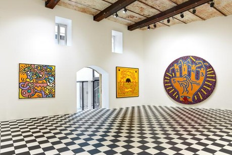 La galerie Zidoun-Bossuyt présente une exposition de Keith Haring. (Photo: Rémi Villaggi)