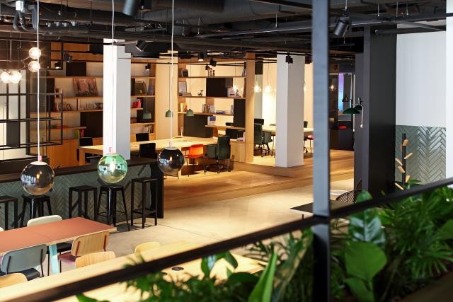 Dernier arrivé sur le marché du coworking au Luxembourg: Silversquare, un espace de 2.300m2 situé à quelques pas de la gare. (Photo: Olivier Minaire)