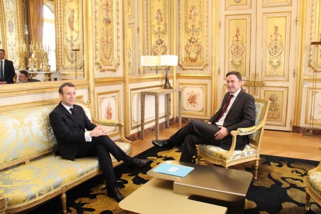 Le Premier ministre, Xavier Bettel, a tenu bon face à un président Macron enclin à obtenir une rétrocession fiscale pour financer les infrastructures éprouvées par les frontaliers côté français. (Photo : ME)