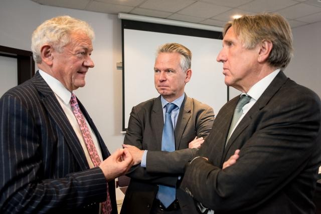 Les ministres Bellot et Bausch se sont vus en novembre 2017 à Arlon. (Photo: Nader Ghavami / archives)