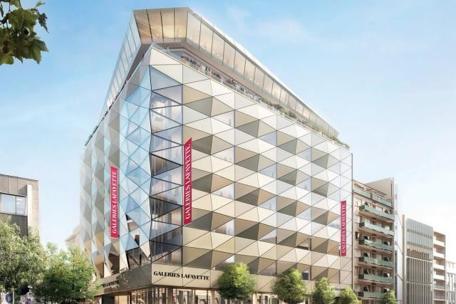 Les Galeries Lafayette occuperont l’espace prévu à l’angle de la Grand-Rue et du boulevard Royal dans le projet Royal-Hamilius. (Photo: Galeries Lafayette)