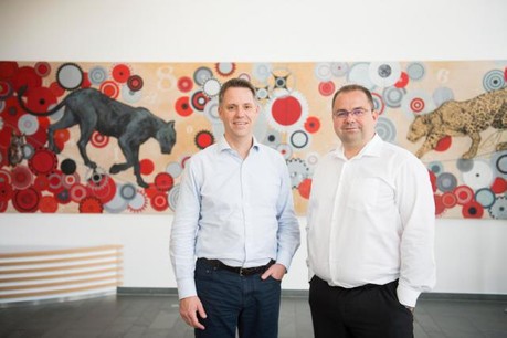 Patrick Mischo, senior partner et Frank Mausen, managing partner. (Photo: Anthony Dehez)