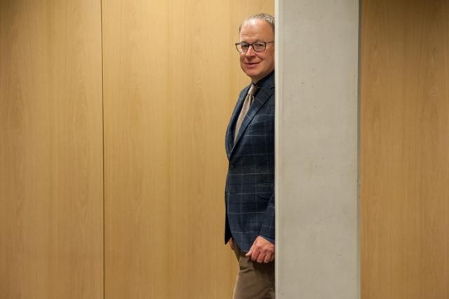 Johan Bierebeeck est à la tête d’un service Finance et Performance, se composant de 26 collaborateurs répartis dans quatre cellules. (Photo: Annabelle Denham)