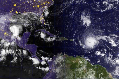 95% de l’île serait détruite, selon le président du conseil territorial local, Daniel Gibbs. (Photo: U.S. Navy)