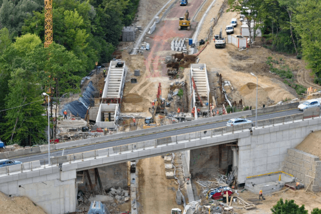 Les travaux de mise en double voie de la ligne Luxembourg-Sandweiler permettront d’augmenter la capacité du tronçon. (Photo: CFL)