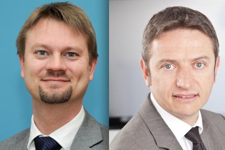 Olivier Portenseigne (Fundsquare) et David Gray (Numen): «Une plus grande fluidité des traitements». (Photos: Fundsquare et Numen)