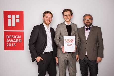 Guillaume Vanoutryve, stratégiste-gestionnaire à l’agence et Vinzenz Hölzl, directeur artistique, se sont rendus à Munich avec Mike Koedinger, fondateur et CEO de Maison Moderne. (Photos: Maison Moderne Studio)