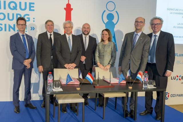 Plus de 300 entrepreneurs participaient ce lundi au forum économique «France-Luxembourg: Plus que des voisins». (Photo: Sip / Emmanuel Claude)
