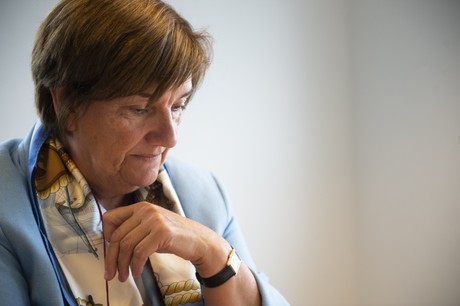 Michèle Detaille veut avant tout poursuivre les efforts de réorganisation entrepris par Nicolas Buck il y a trois ans. (Photo: Anthony Dehez / Archives)