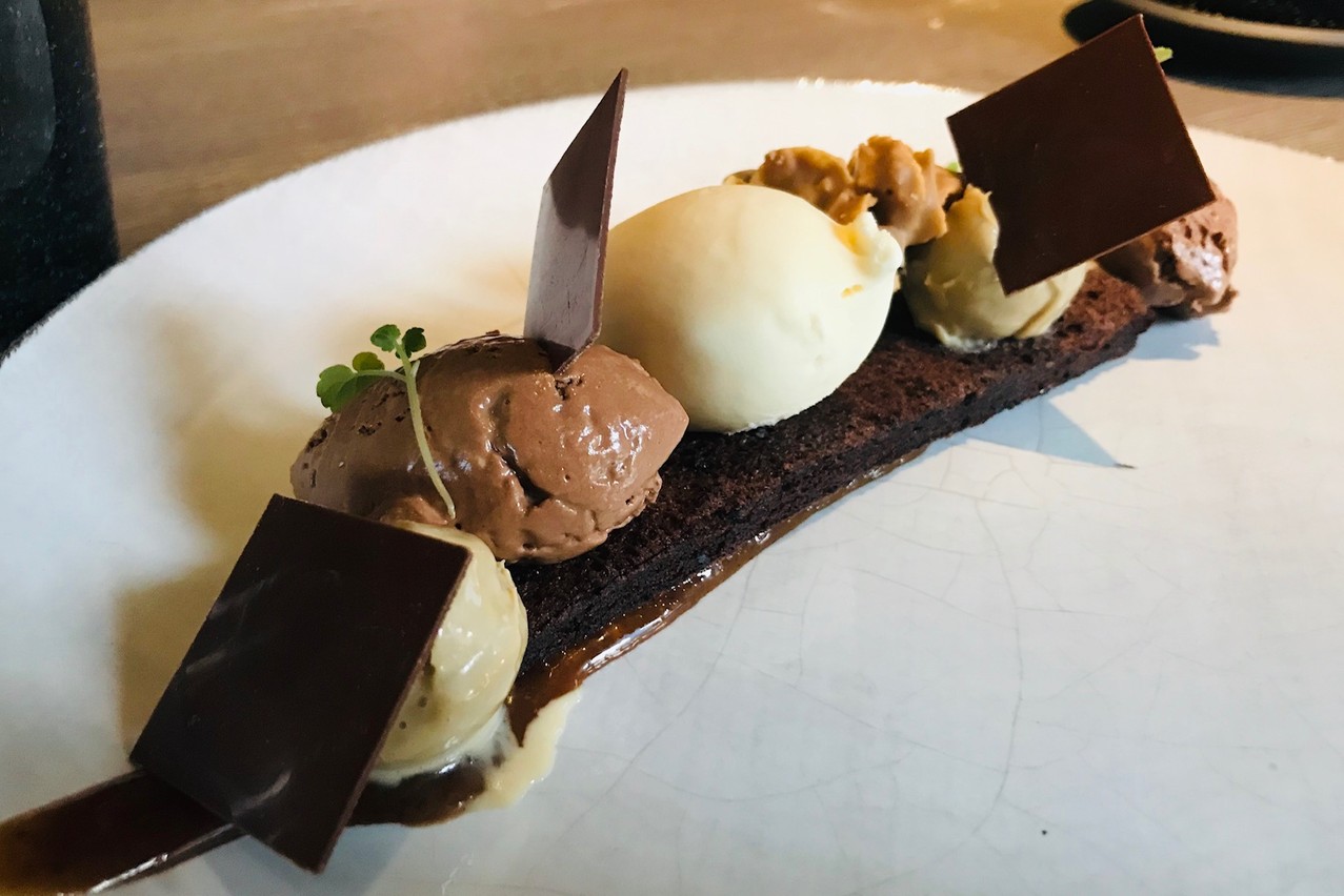 Le Tout Chocolat et sa crème glacée au whisky: canaille à souhait! (Photo: Maison Moderne)