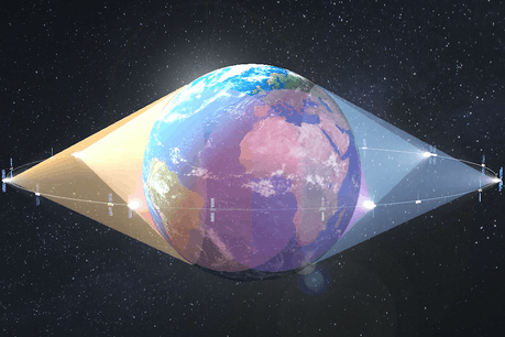 «O3b» est l’acronyme de Other 3 Billion, en référence aux trois milliards de population mondiale qui ne disposaient pas de connexion terrestre à internet. (Photo: SES)