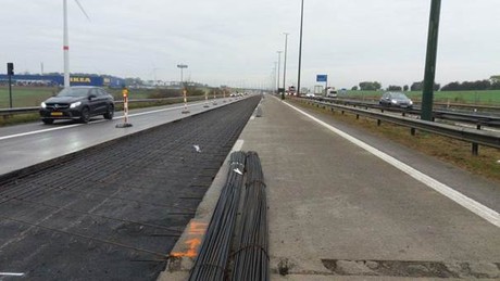 Les travaux en cours depuis de longs mois ne facilitent pas la vie de milliers de travailleurs frontaliers. (Photo: Sofico)
