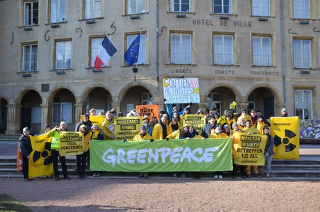 En première instance, à Thionville, les prévenus avaient été condamnés à des peines allant de cinq mois de prison avec sursis jusqu’à deux mois de prison ferme. (Photo: Greenpeace)