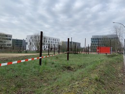 L’aire de jeu du Kirchberg a été fermée. ((Photo: Paperjam))