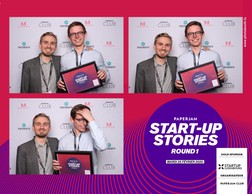 Jacob Arnould et Greg Janota (MyMedBot) ((Photo: photobooth.lu))