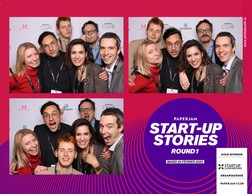 Elena Sychkova (Stampify), Pierre-Yves Lanneau Saint Léger (VitalBriefing), Grégoire Mathonet (ANote Music), Axel Schmiegelow (itravel) et François Sprumont (Movesion) ((Photo: photobooth.lu))