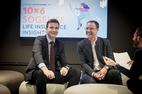 Emmanuel Roque (Sogelife) et Marc Gouden (Philippe & Partners) Jan Hanrion / Maison Moderne Publishing SA