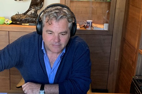 John Parkhouse, CEO de PwC Luxembourg, travaille depuis son domicile, comme tous les employés de la firme, dont les bureaux sont fermés. (Photo: John Parkhouse, PwC)