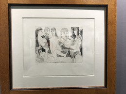 Œuvre de Picasso sur le stand de la galerie WOS ((Photo: Paperjam))
