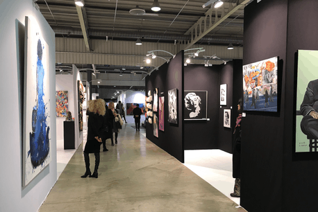 Dans les allées de la Luxembourg Art Fair 2019. (Photo: Paperjam)